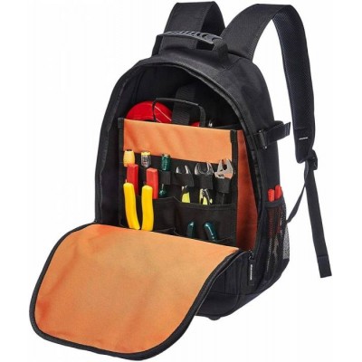 Worksite Tool Bag Backpack Heavy Duty Jobsite Work Tool Bag Perfect Storage & Organizer For A Contractor,Electrician,Plumber