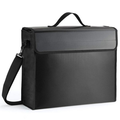 Waterproof Storage Safety Fireproof Lock Box Bag Fire Proof Safe Document Holder Bags for Files Money Passport