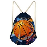 Promotional 3D printed Sports Drawstring Backpacks Swimming Gym Sack Bag Sport Bag For Teens